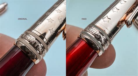 diffrence between montblanc meisterstuck fake